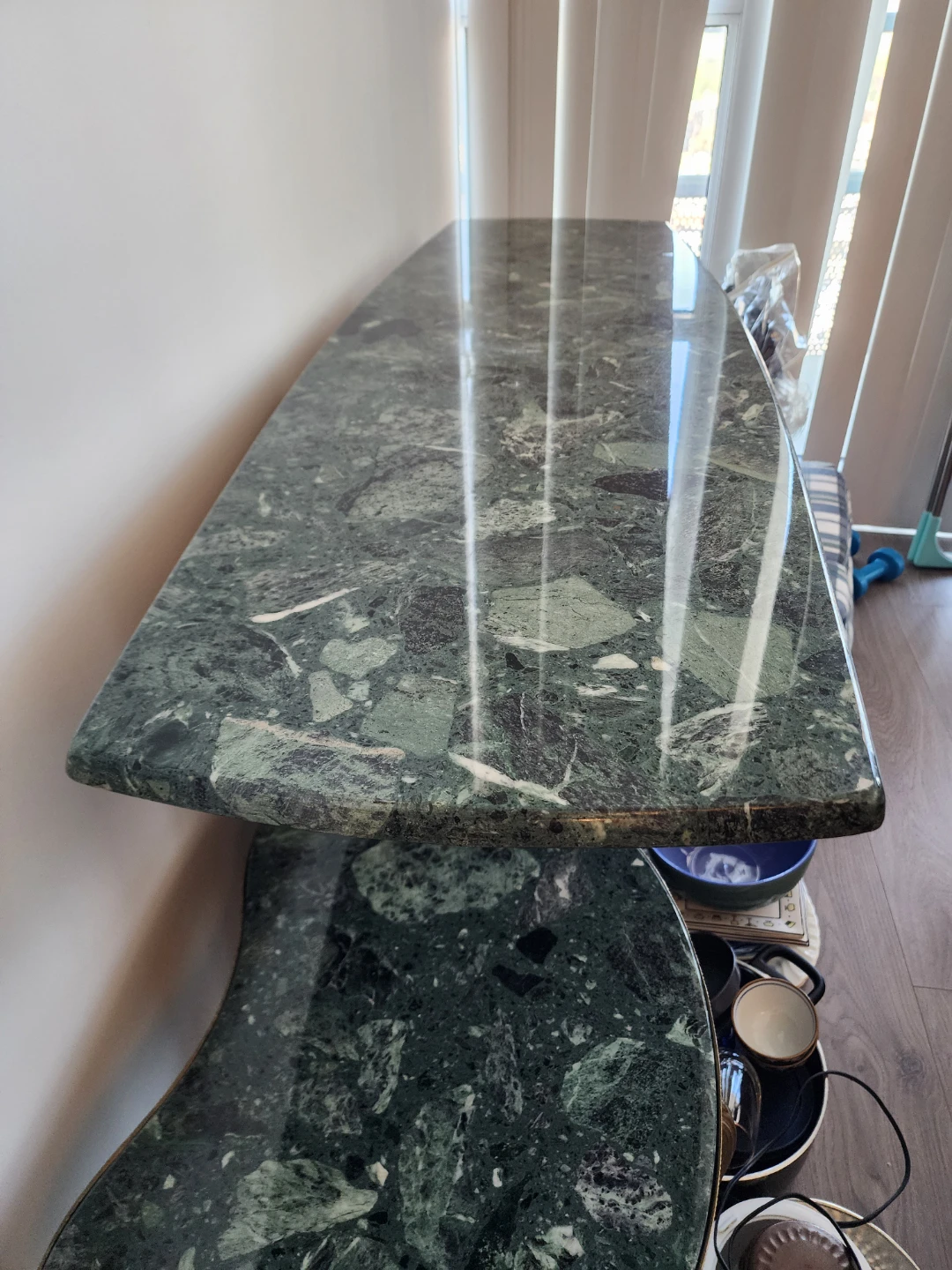 Marble Pedestal Table and stand - photo 5