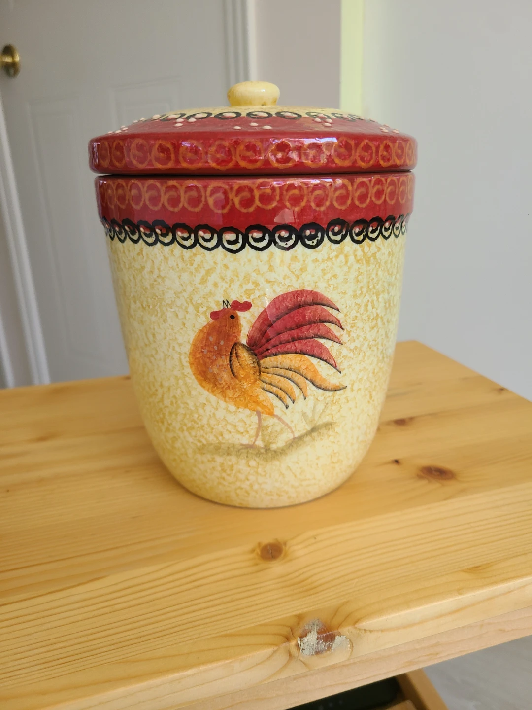 Ceramic Rooster Cookie Jar