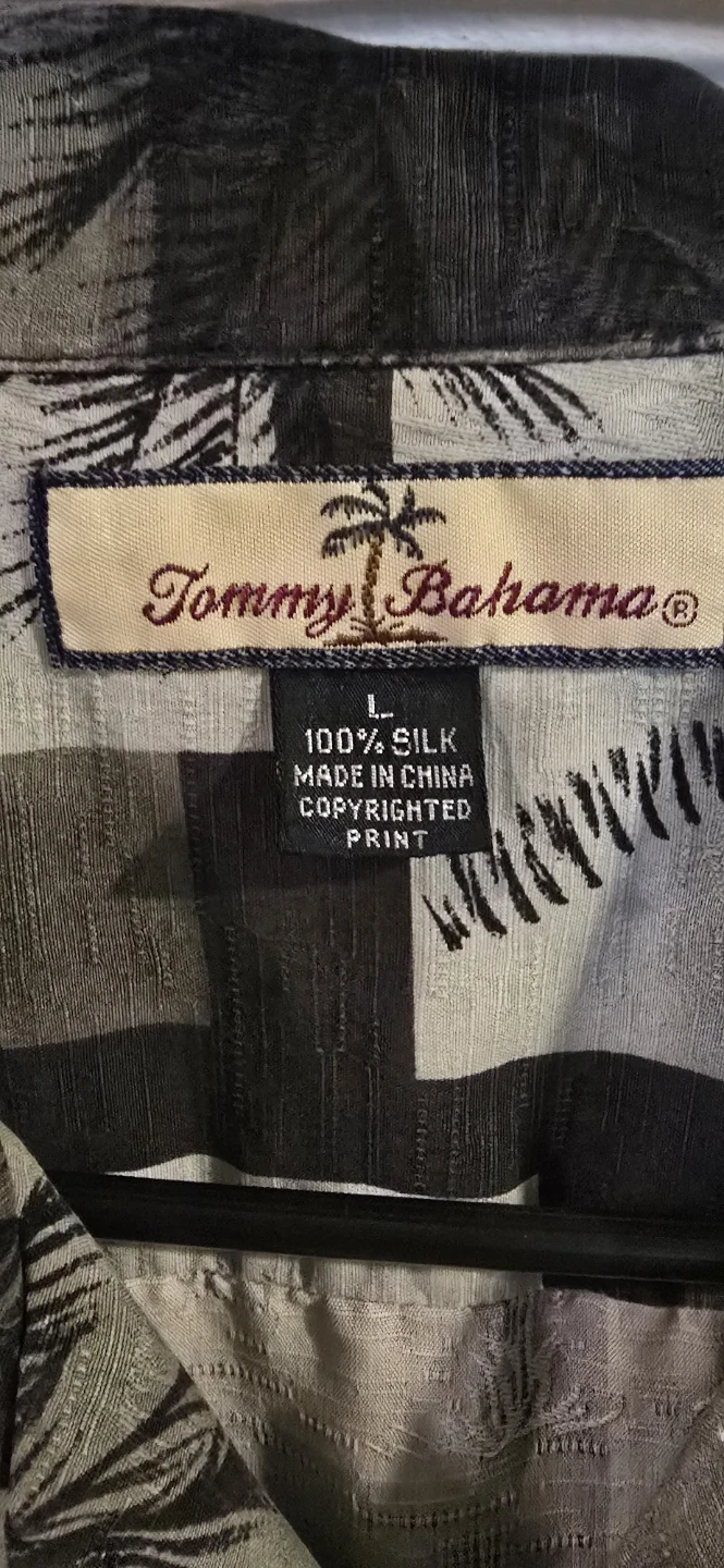 Tommy Bahama Silk Button-Up Shirt - Size L - photo 3