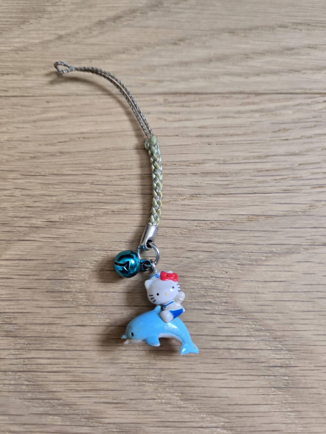 Vintage 2005 Hello Kitty Sanrio Dolphin Keychain Strap Yokohama