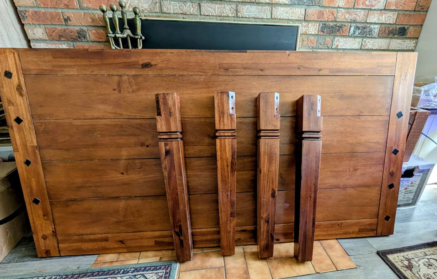 Solid wood dining table - photo 2