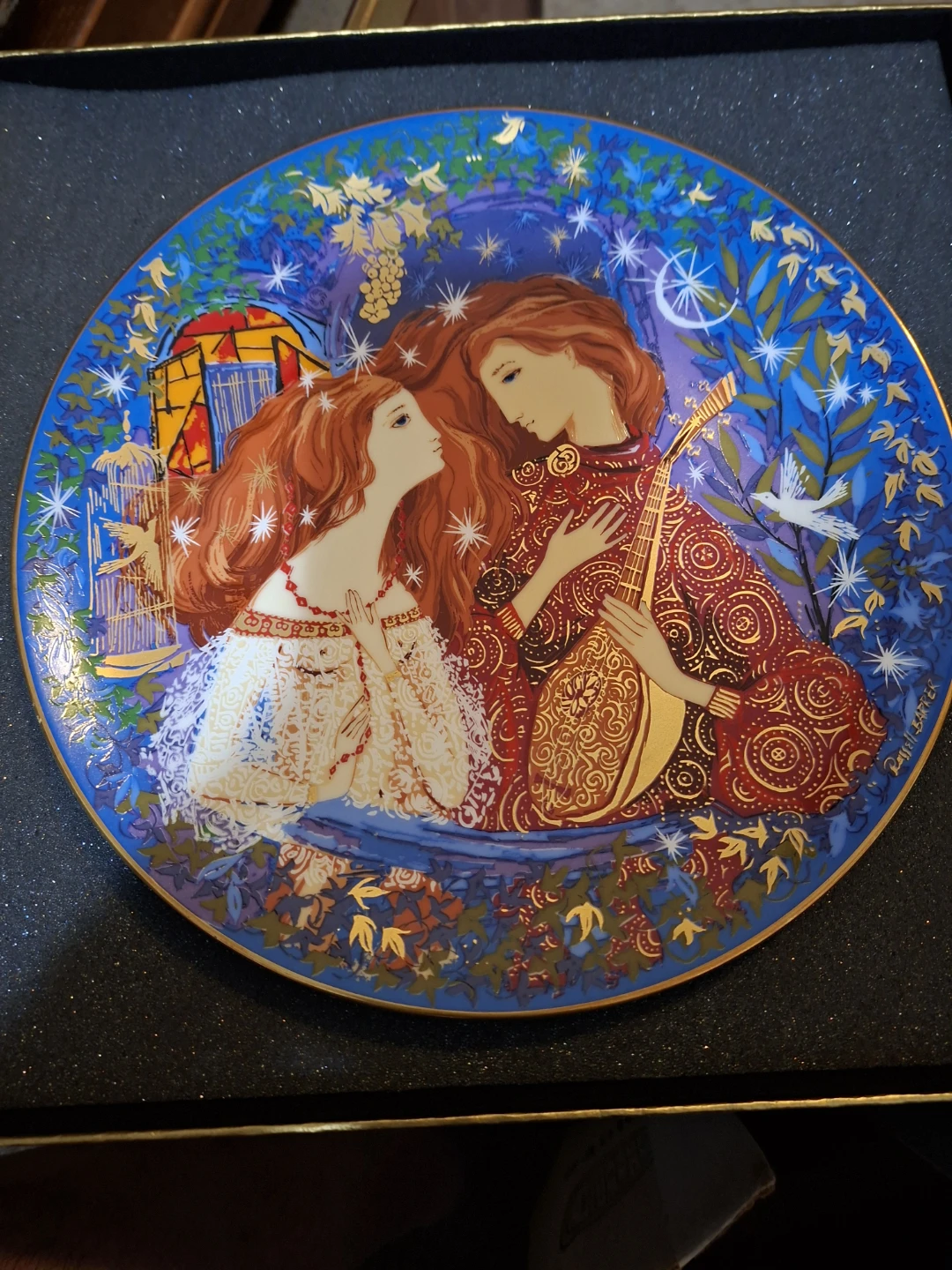 Anna Perenna Romeo and Juliet Art Plate 1977