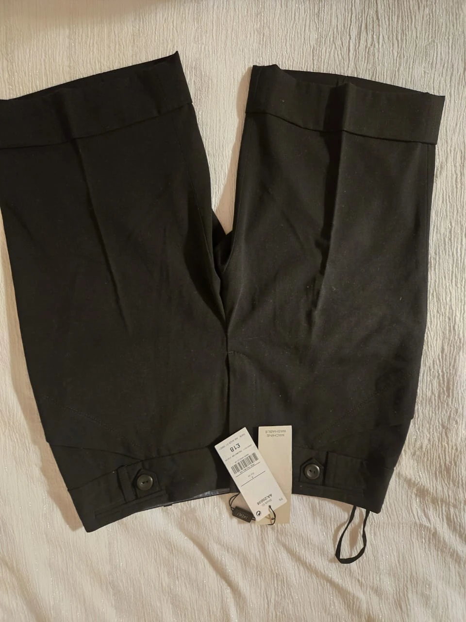 Next Black Culotte Shorts Size UK 6 - photo 2