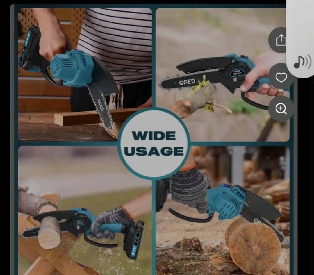 GPED 6-Inch Portable Electric Chainsaw - photo 5