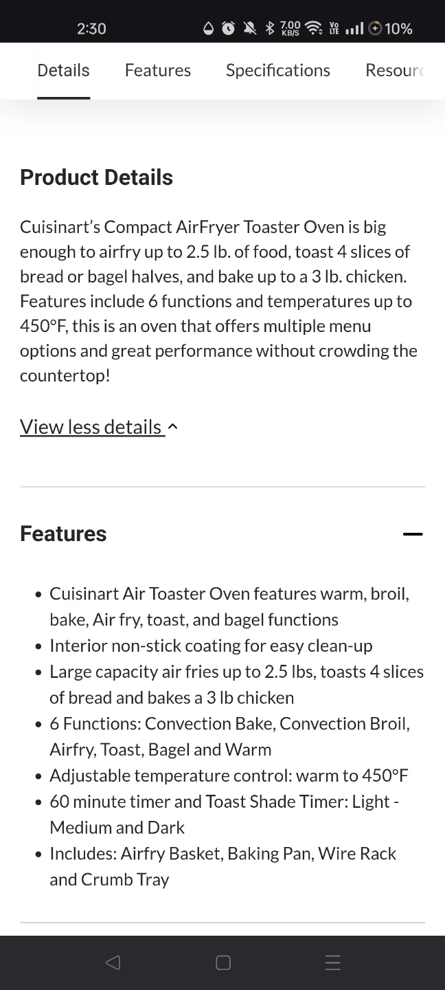 Cuisinart Air Fryer - photo 5