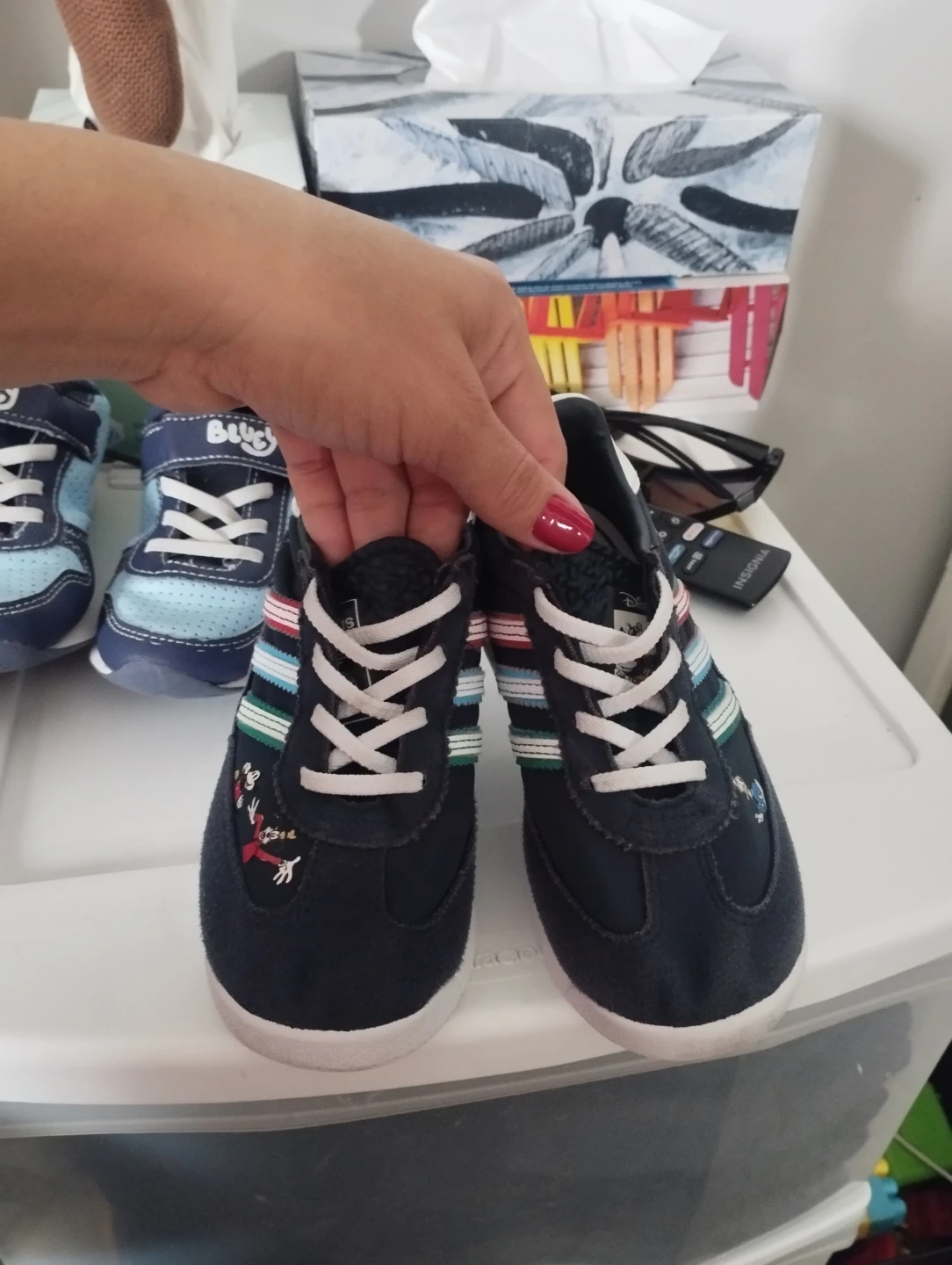 Adidas Gazelle Crib Shoes Toddler Size 9