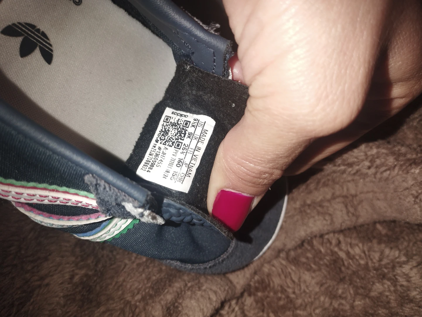 Adidas Gazelle Crib Shoes Toddler Size 9 - photo 2
