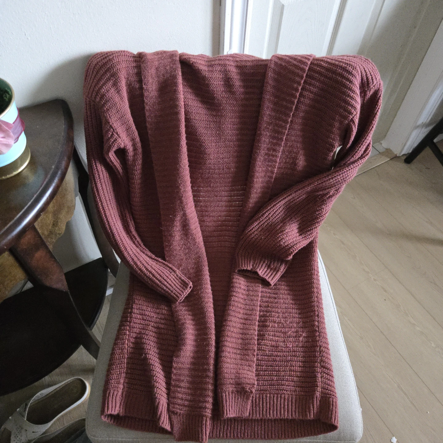 Pink Rose Cardigan - Size m