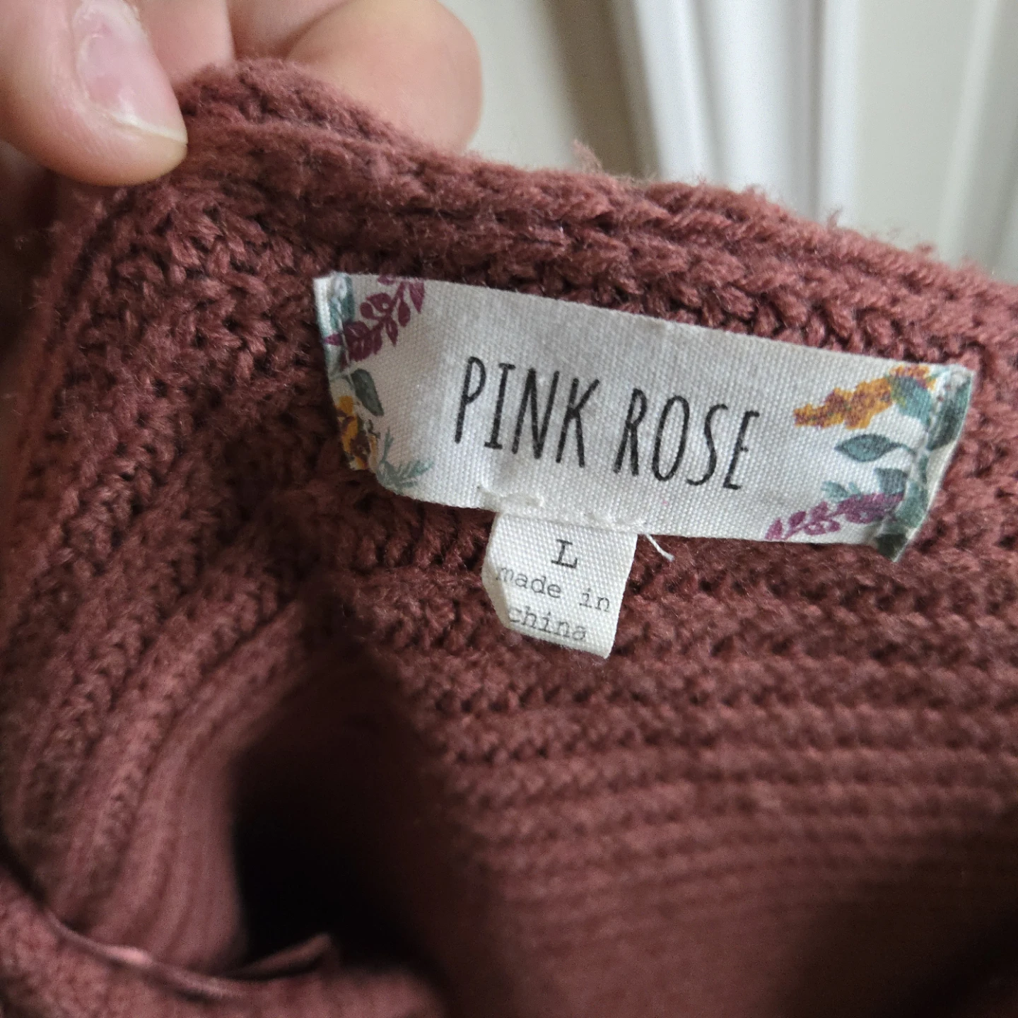 Pink Rose Cardigan - Size m - photo 2