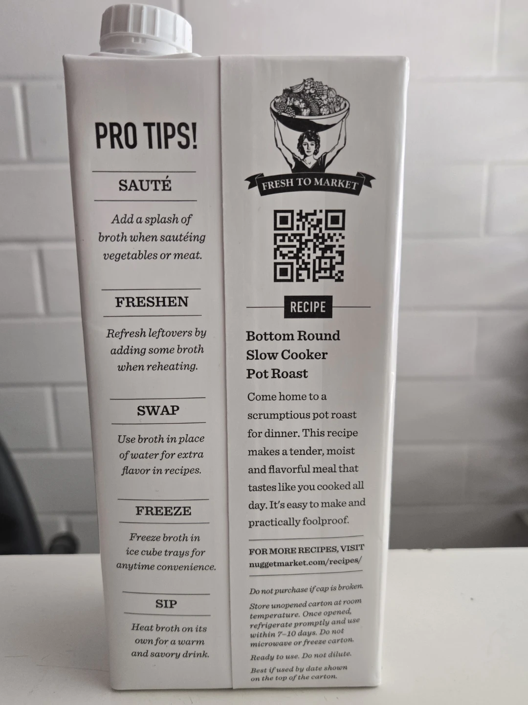 Fresh to Market Organic Beef Flavored Broth 32 fl oz - photo 2