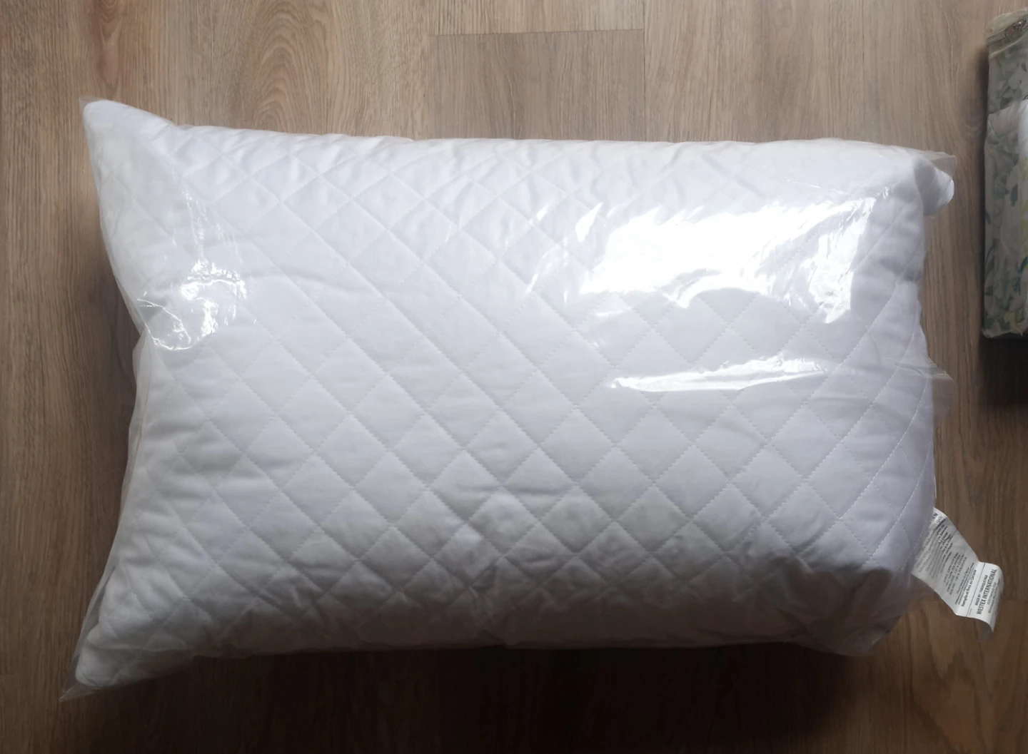 *NEW* White Quilted Comfort Pillow