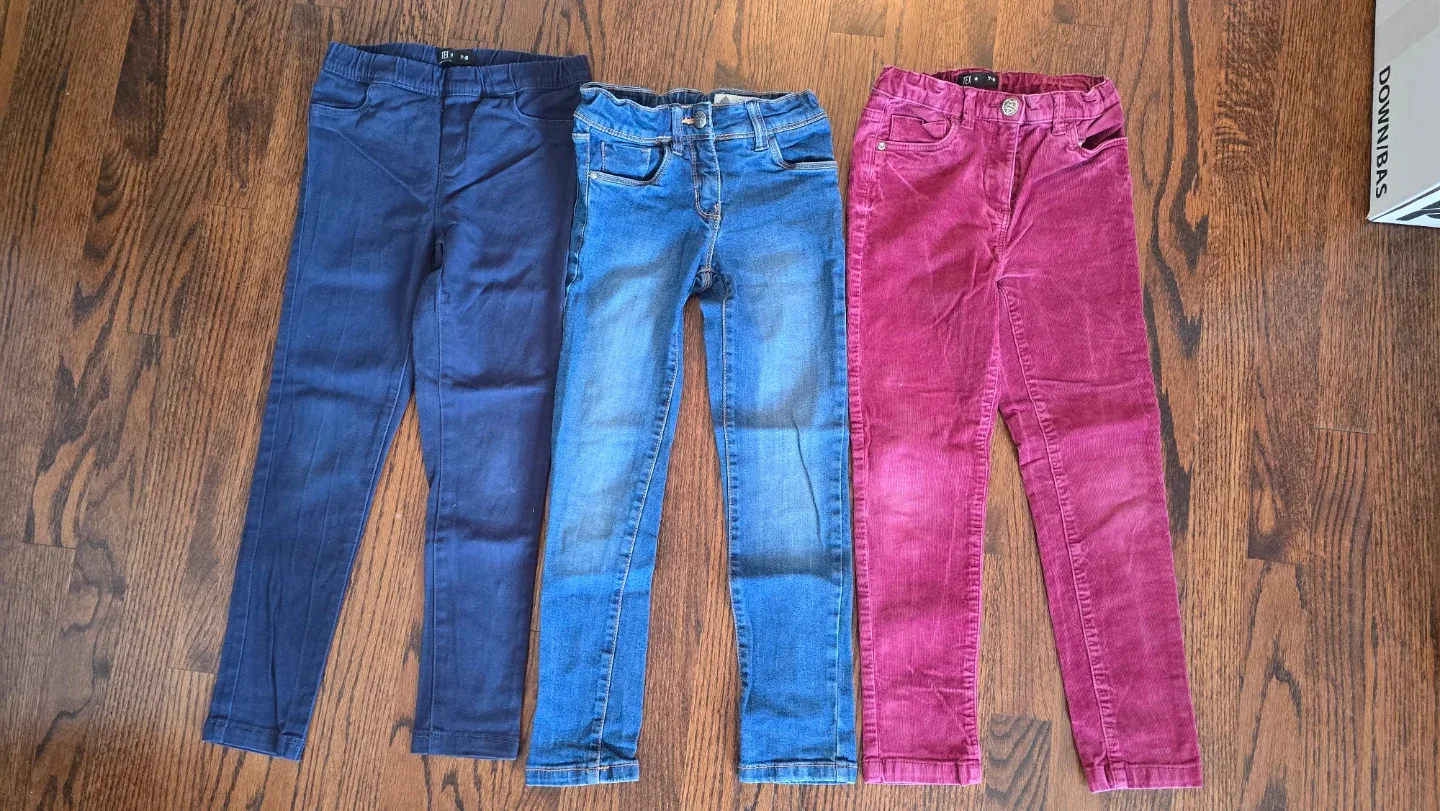 Kids girls Pants Bundle (7-8 Years)