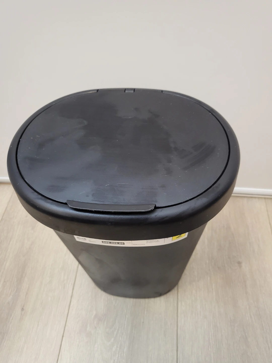 IKEA HOLASS Black Waste Bin - photo 2