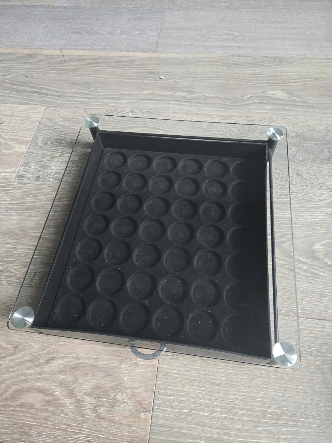 Tempered Glass Coffee Pod Drawer Organizer