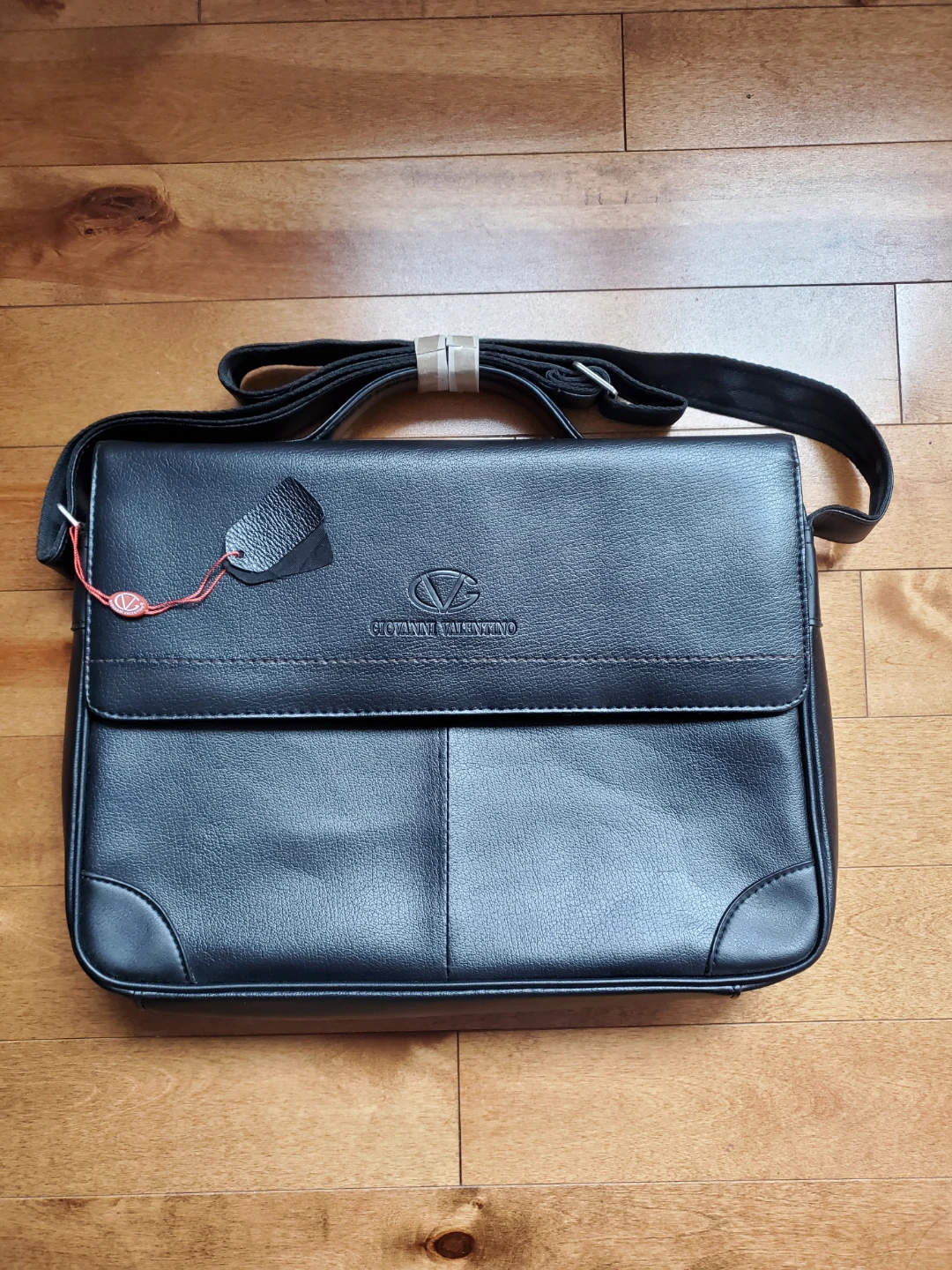 Brand New Men's Black Messenger Bag