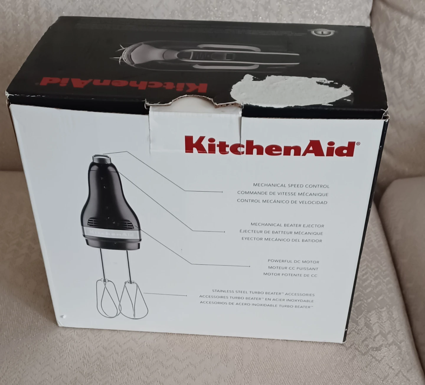 KitchenAid Ultra Power Hand Mixer Black 5-Speed