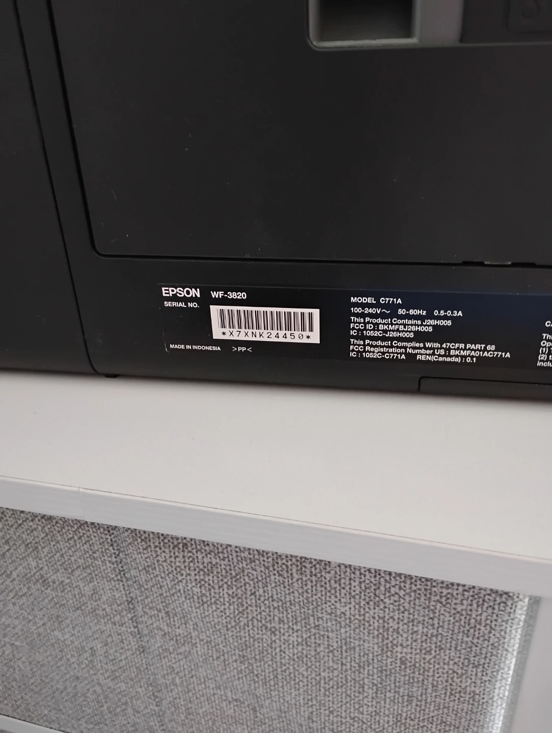 Epson WF-3820 Workforce Pro Printer - photo 3