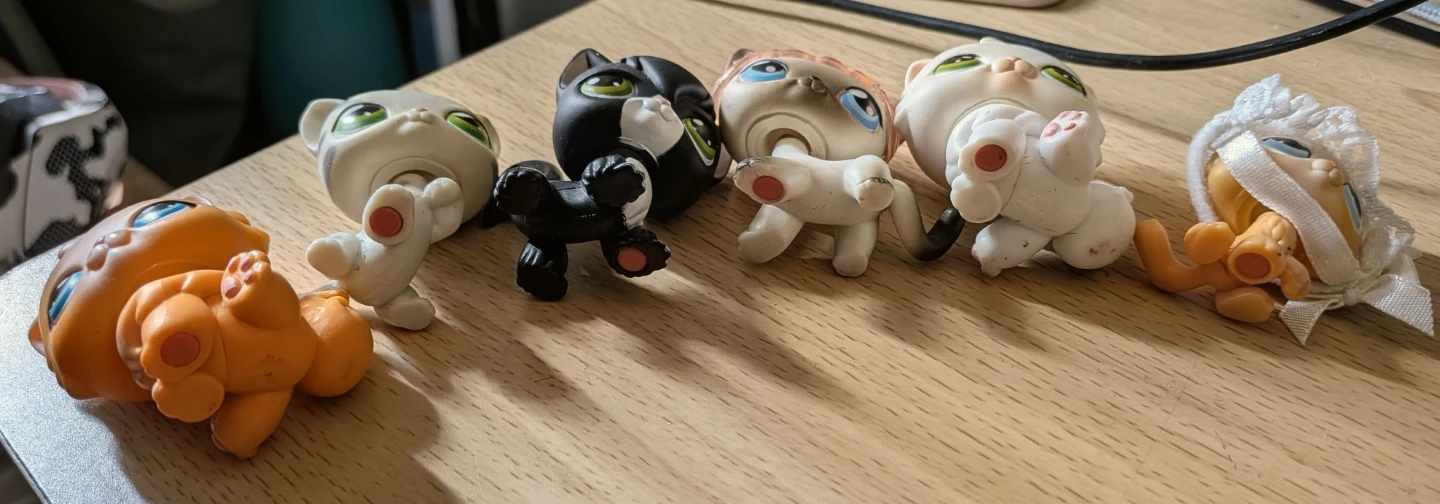 Littlest Pet Shop Cat Figures - Set of 6 - photo 3