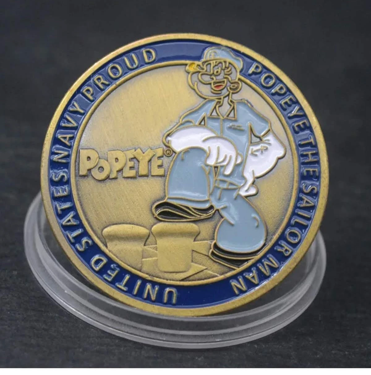 Chief Petty Officer USN Popeye Challenge Coin - photo 4