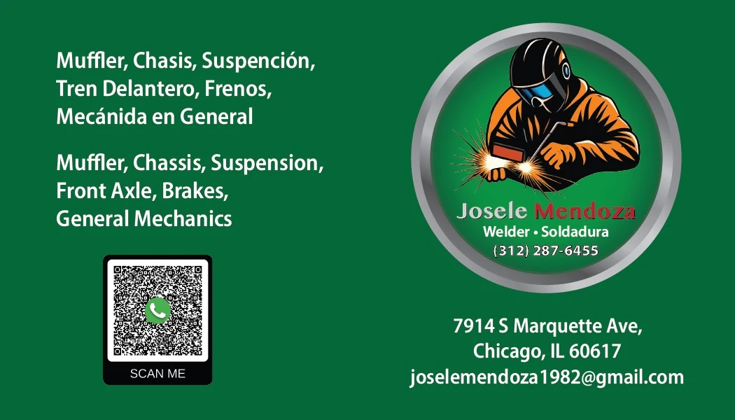 Welding Services Business Card - Josele Mendoza