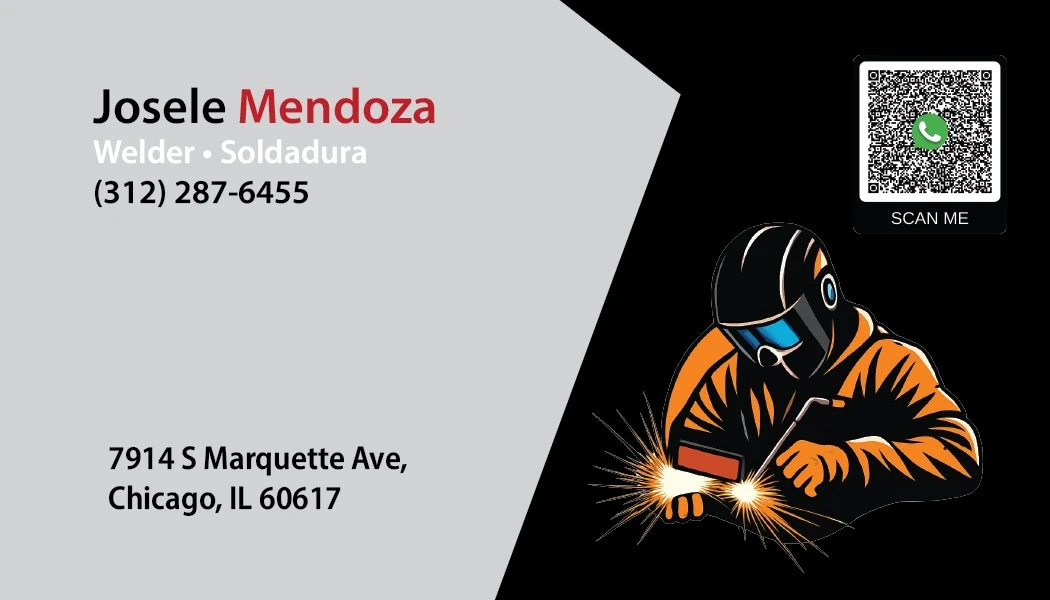 Welding Services Business Card - Josele Mendoza - photo 2