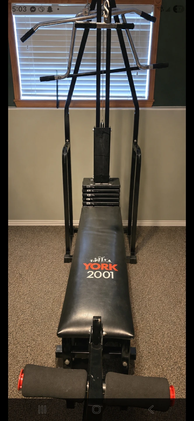 York 2001 Home Gym Bench