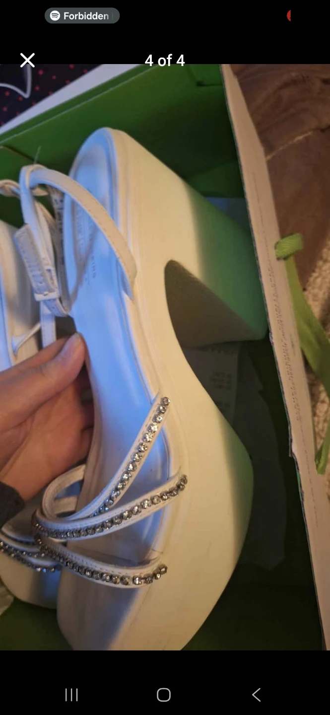 Call It Spring Women's White high heels - Size 10 - photo 2