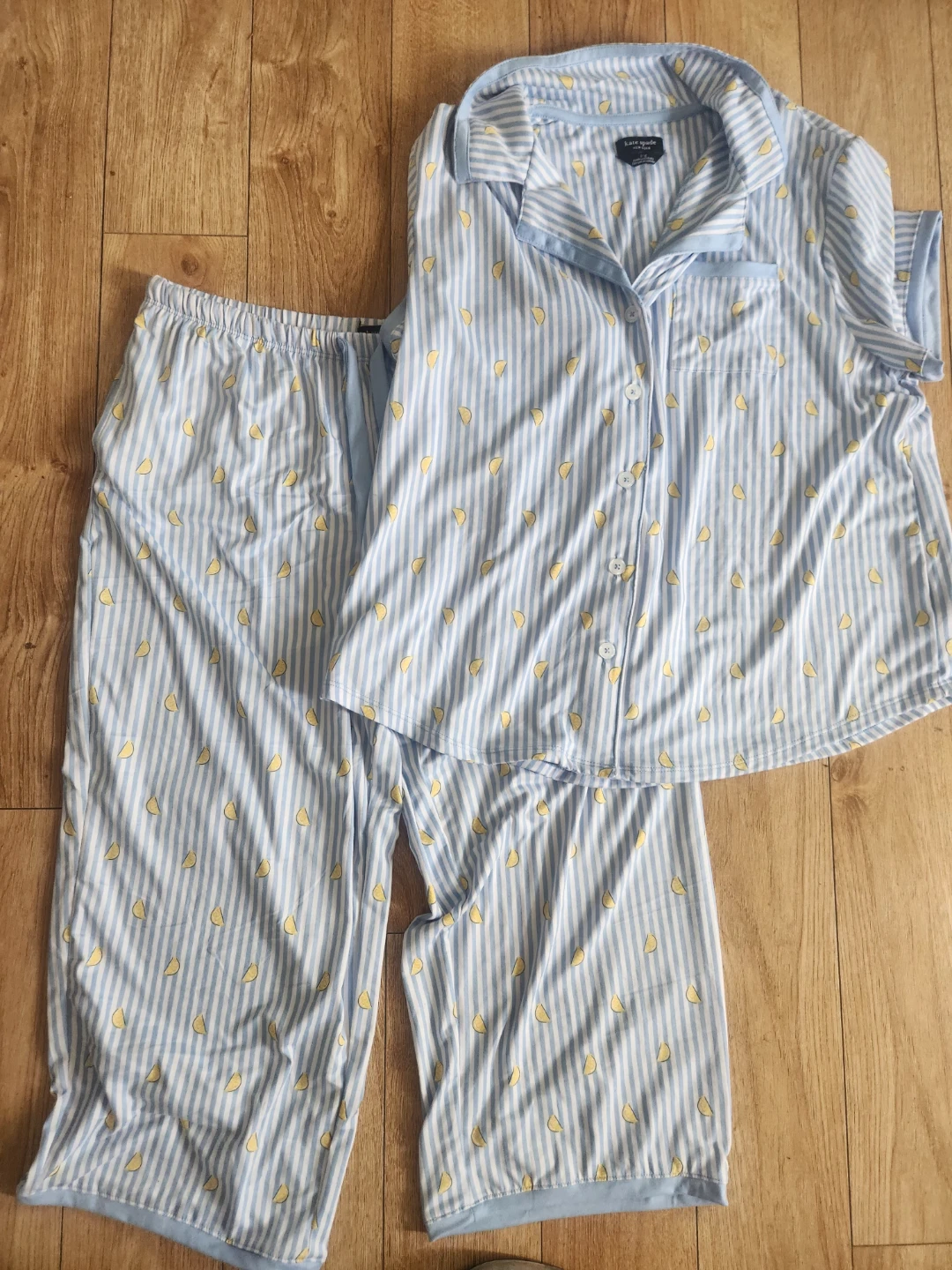Kate Spade New York Lemon Pajama Set Size LG