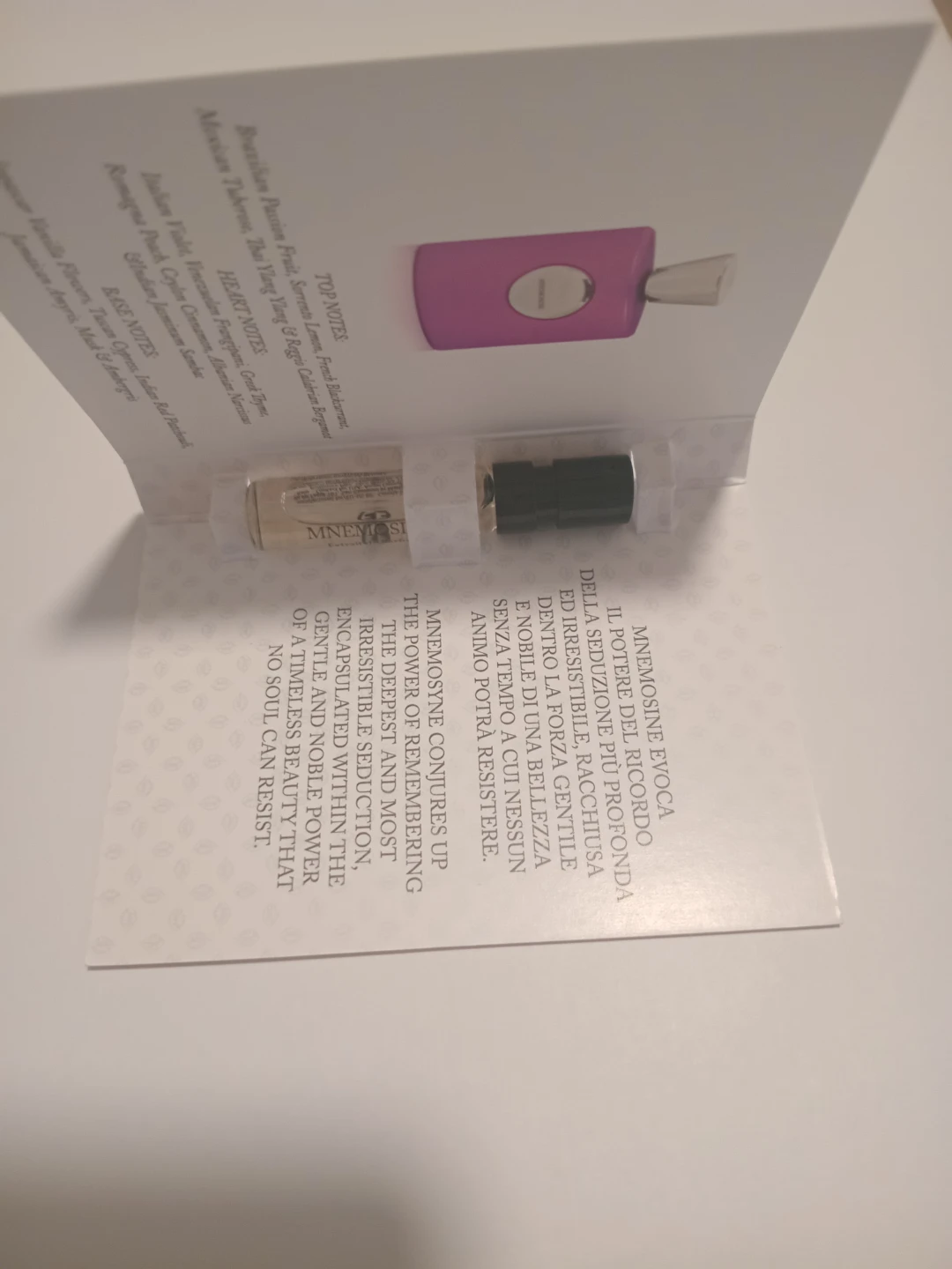 Cerereria Terezzi Evelino Mnemosine Parfum Sample 1.5ml - photo 2