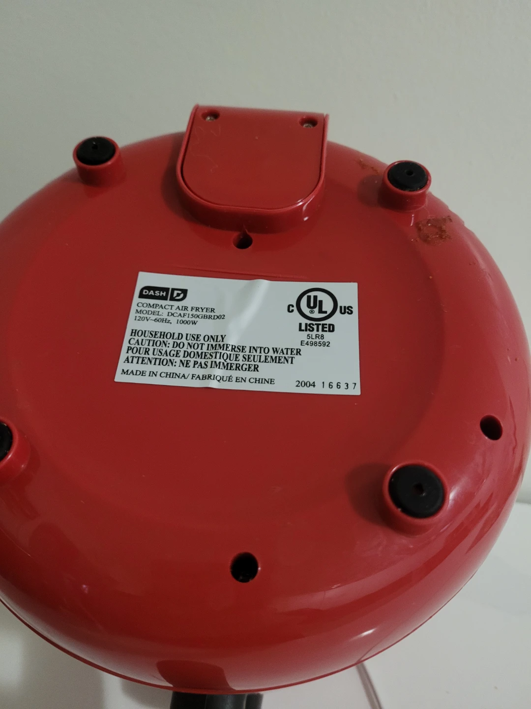 DASH Compact Air Fryer - Red $20 - photo 2
