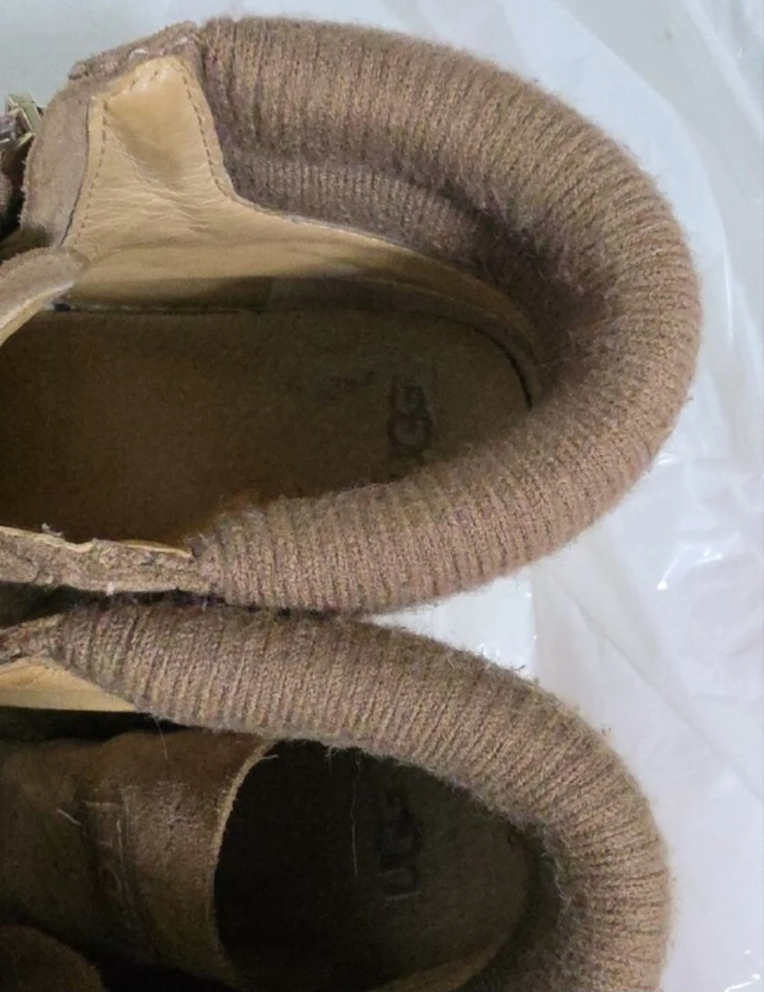 UGG Women's Brown Suede & Knit High-Top Sneakers - photo 3