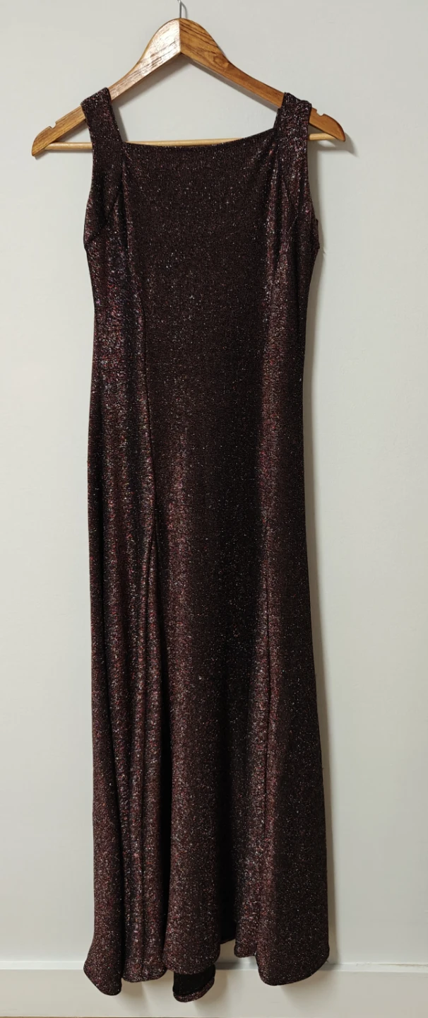 Sparkly Maroon Maxi Dress - photo 2