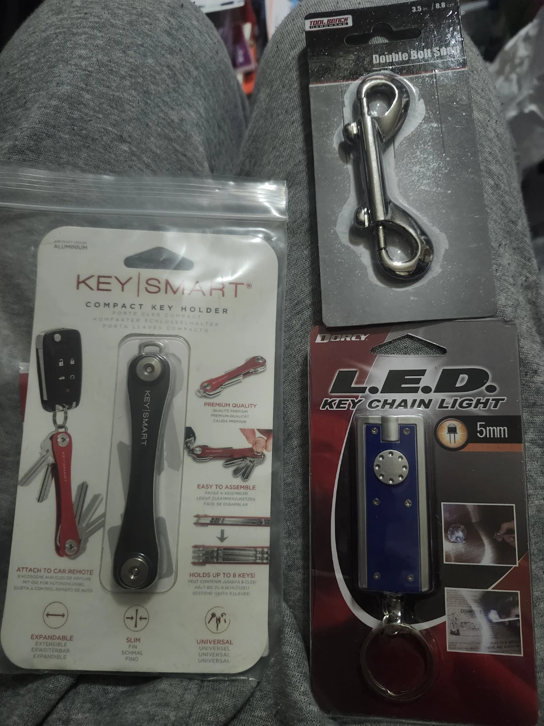 Key Smart Compact Key Holder and Dorcy LED Keychain Light