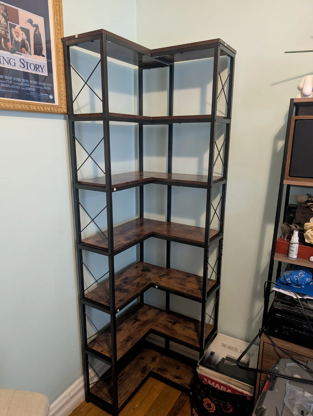 7-Tier Industrial Corner Shelf Unit - photo 4