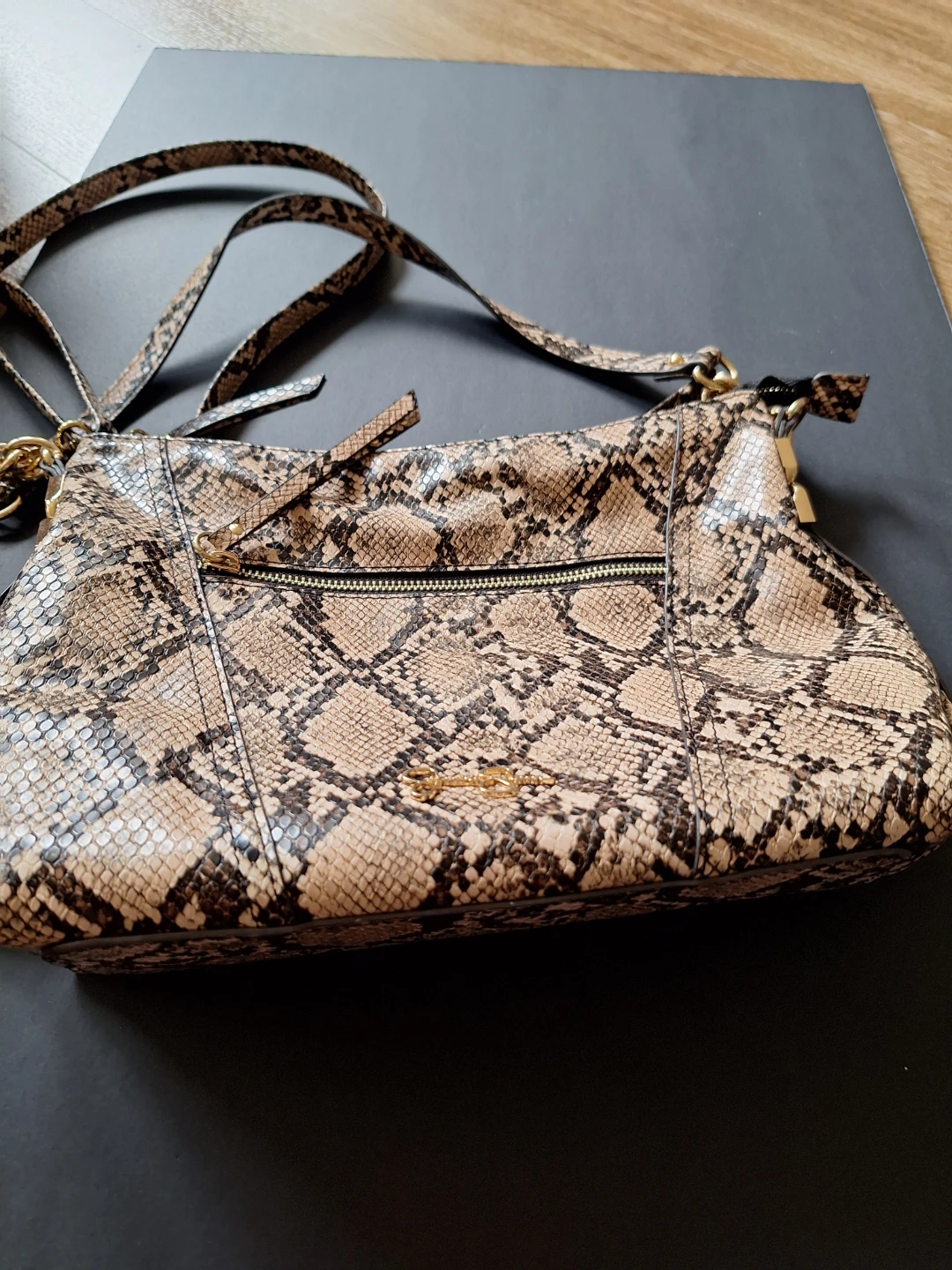 Jessica Simpson Snake Print Crossbody Bag