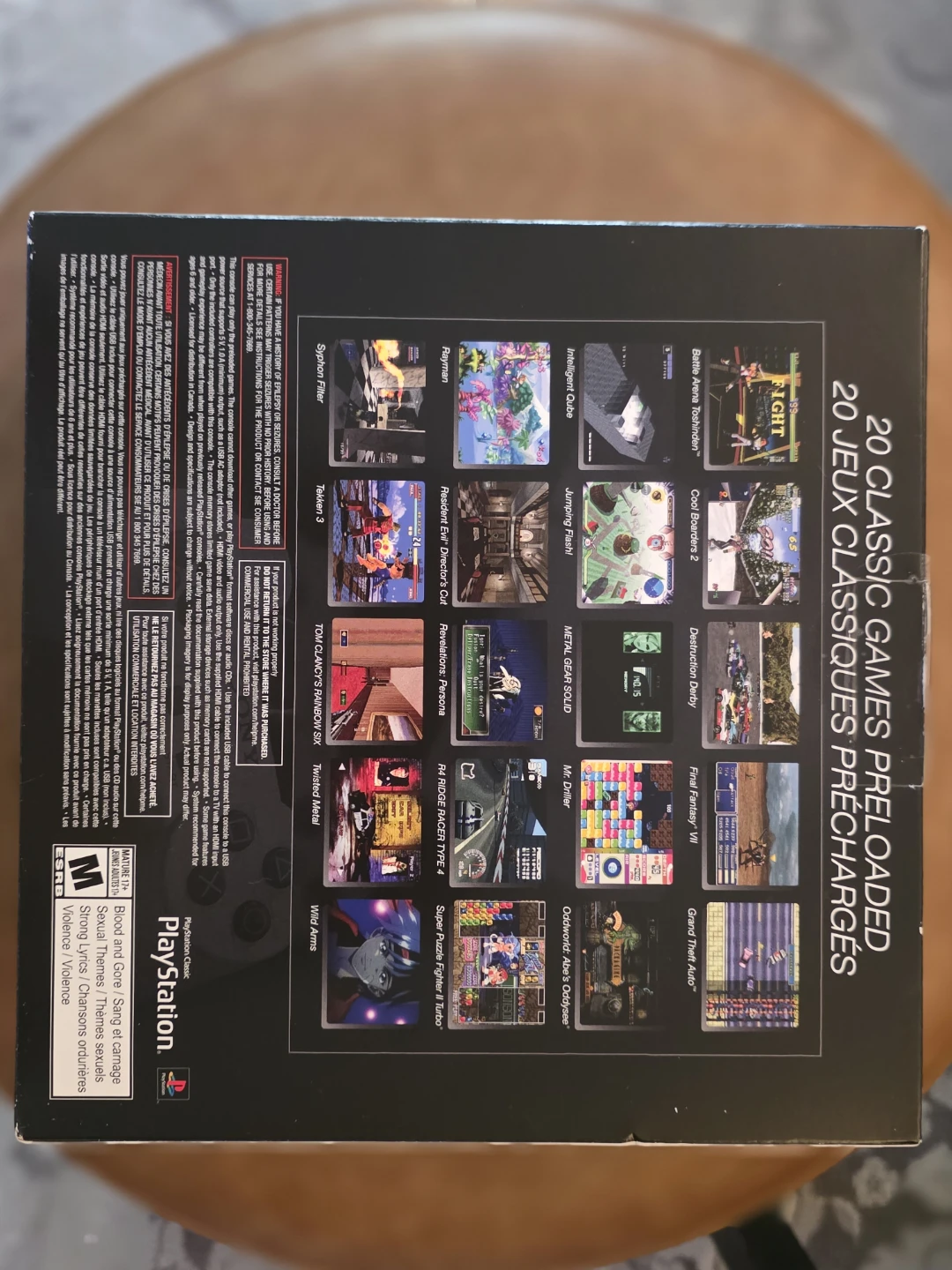 Sony PlayStation Classic Console with 20 Preloaded Games - photo 2