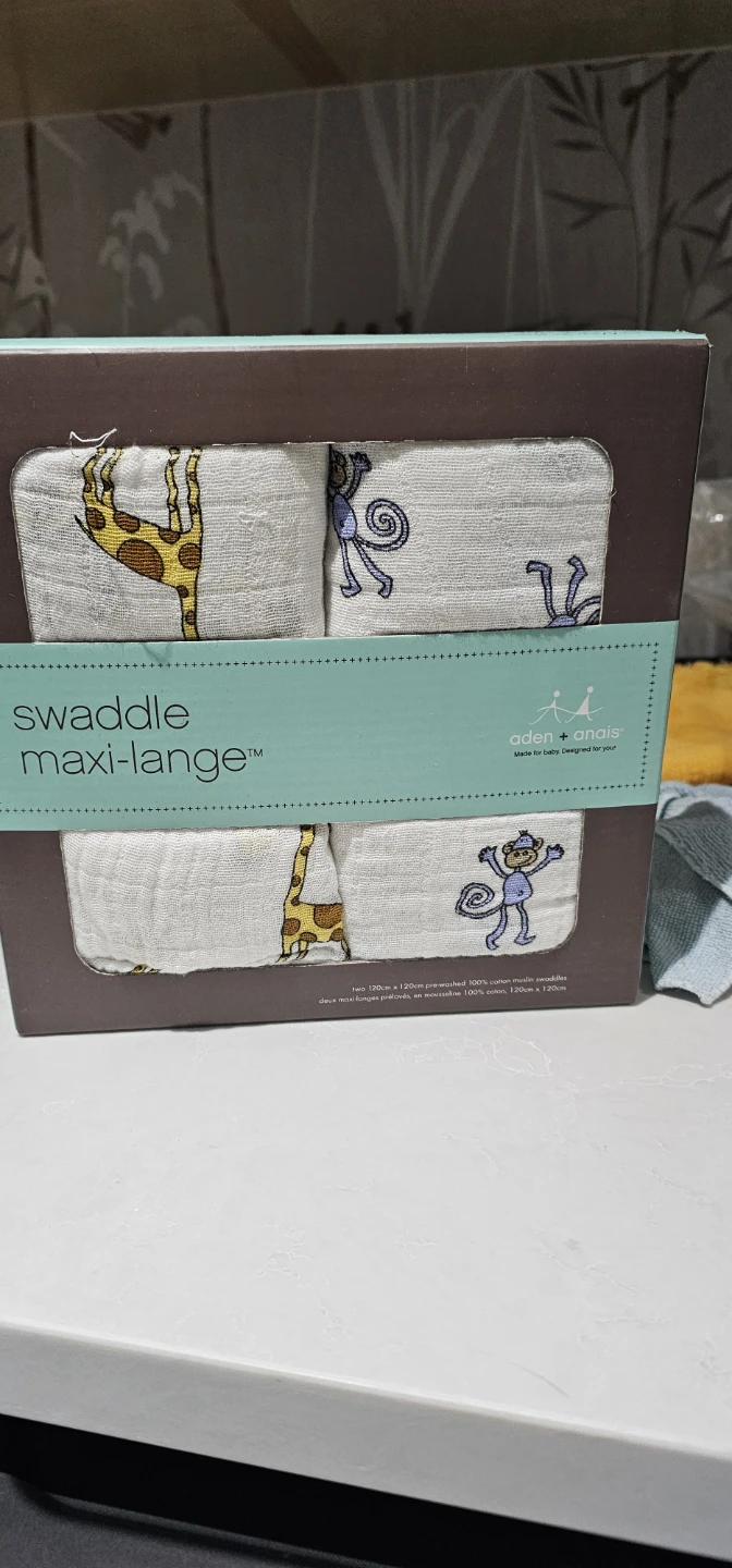 aden + anais Swaddle Maxi-Lange 2-Pack