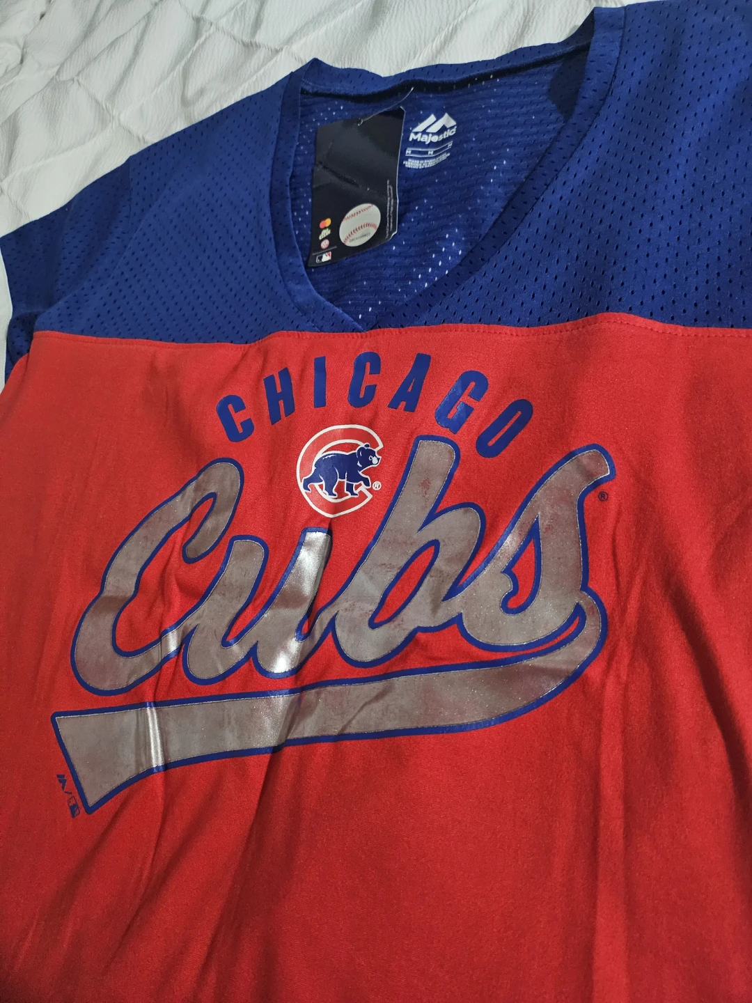 Majestic Chicago Cubs V-Neck T-Shirt - photo 4