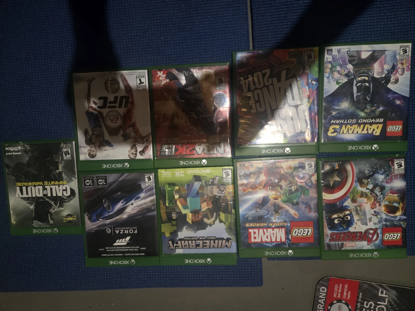 Xbox One Console with Games and Controllers