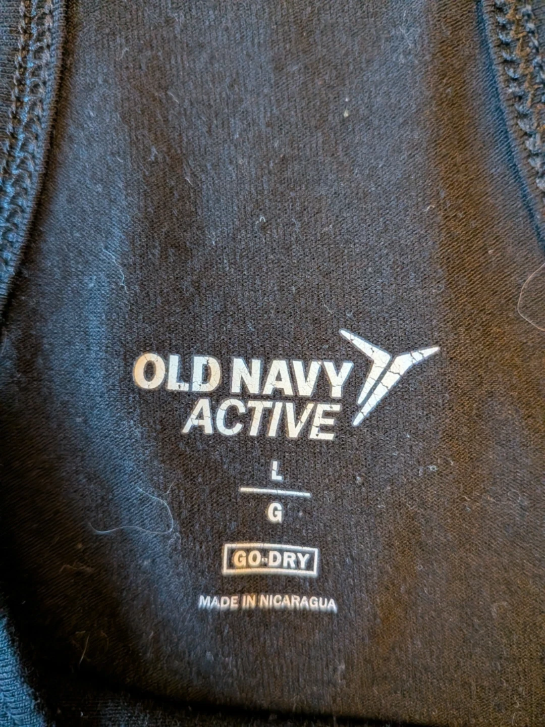 Old Navy Active Black Go-Dry Tank Top Size L - photo 3