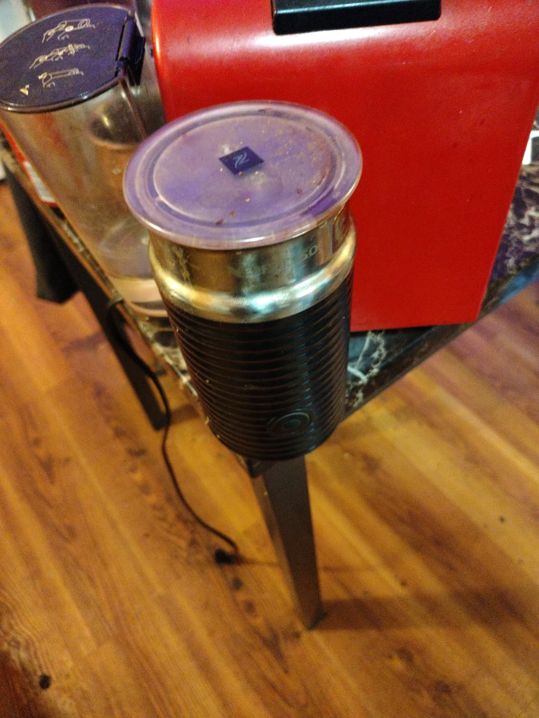 Nespresso machine with Aeroccino Milk Frother