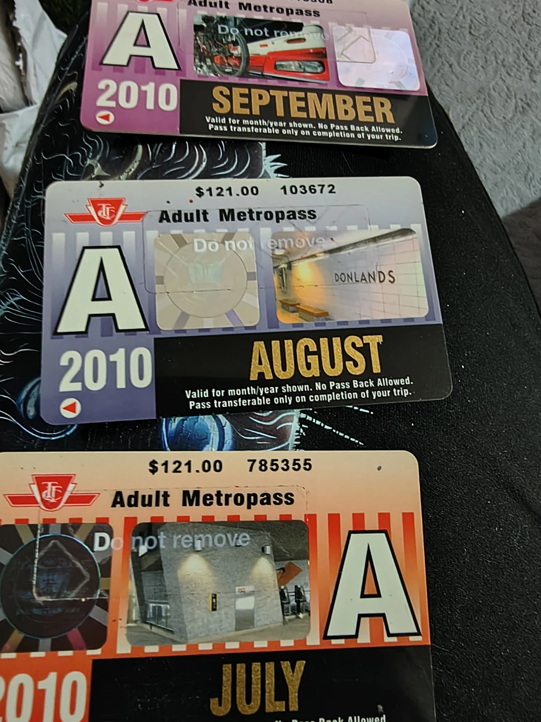 2010 Adult Metropass Collection (January-December) not useable - photo 3