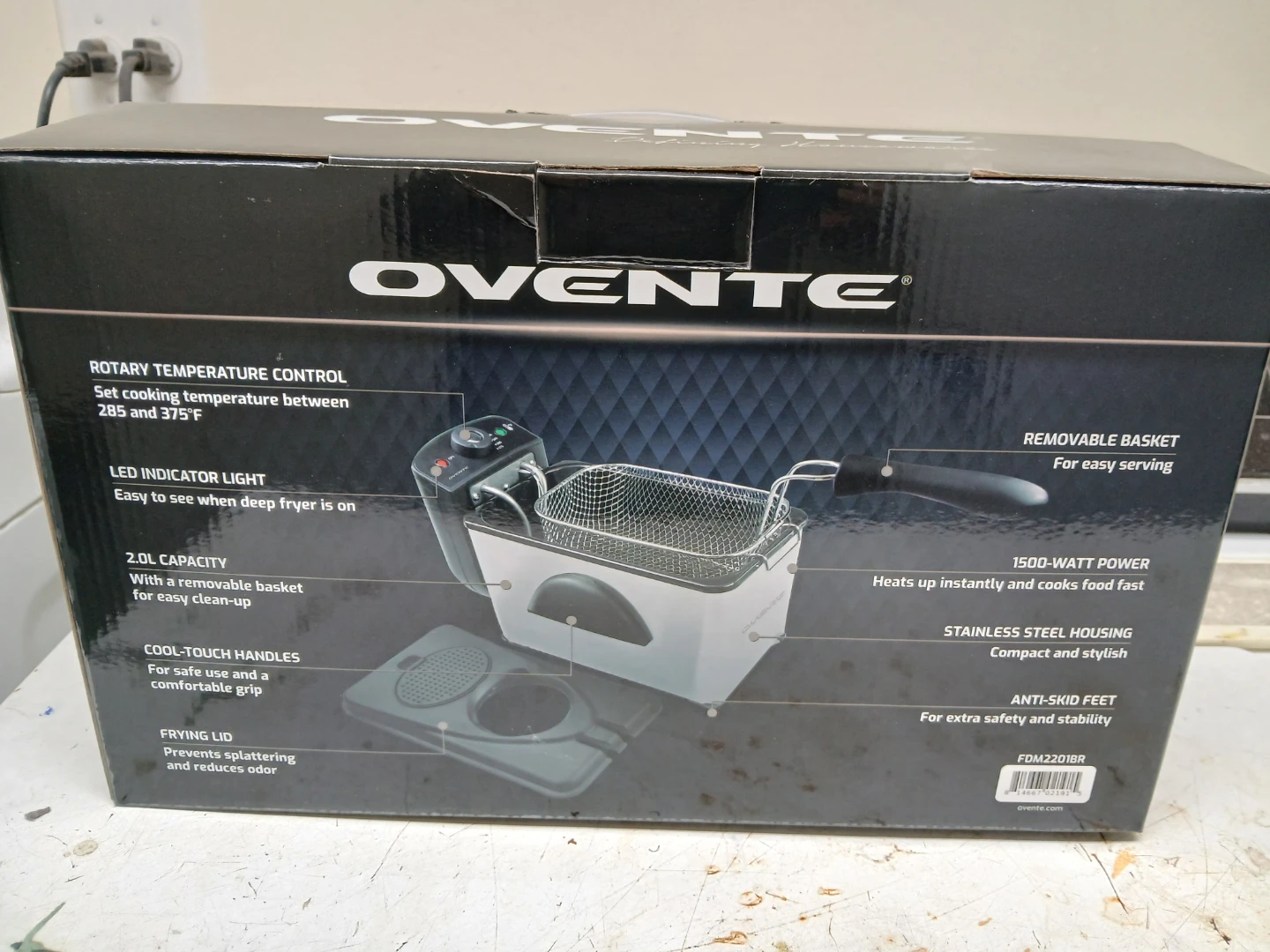 Ovente Stainless Steel Deep Fryer FDM2201BR - photo 3