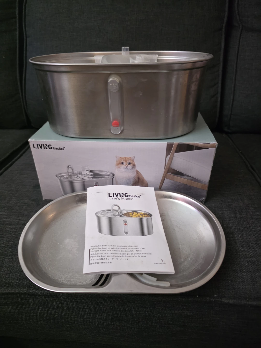 Living Basics Pet Water Fountain 3.0L - photo 2