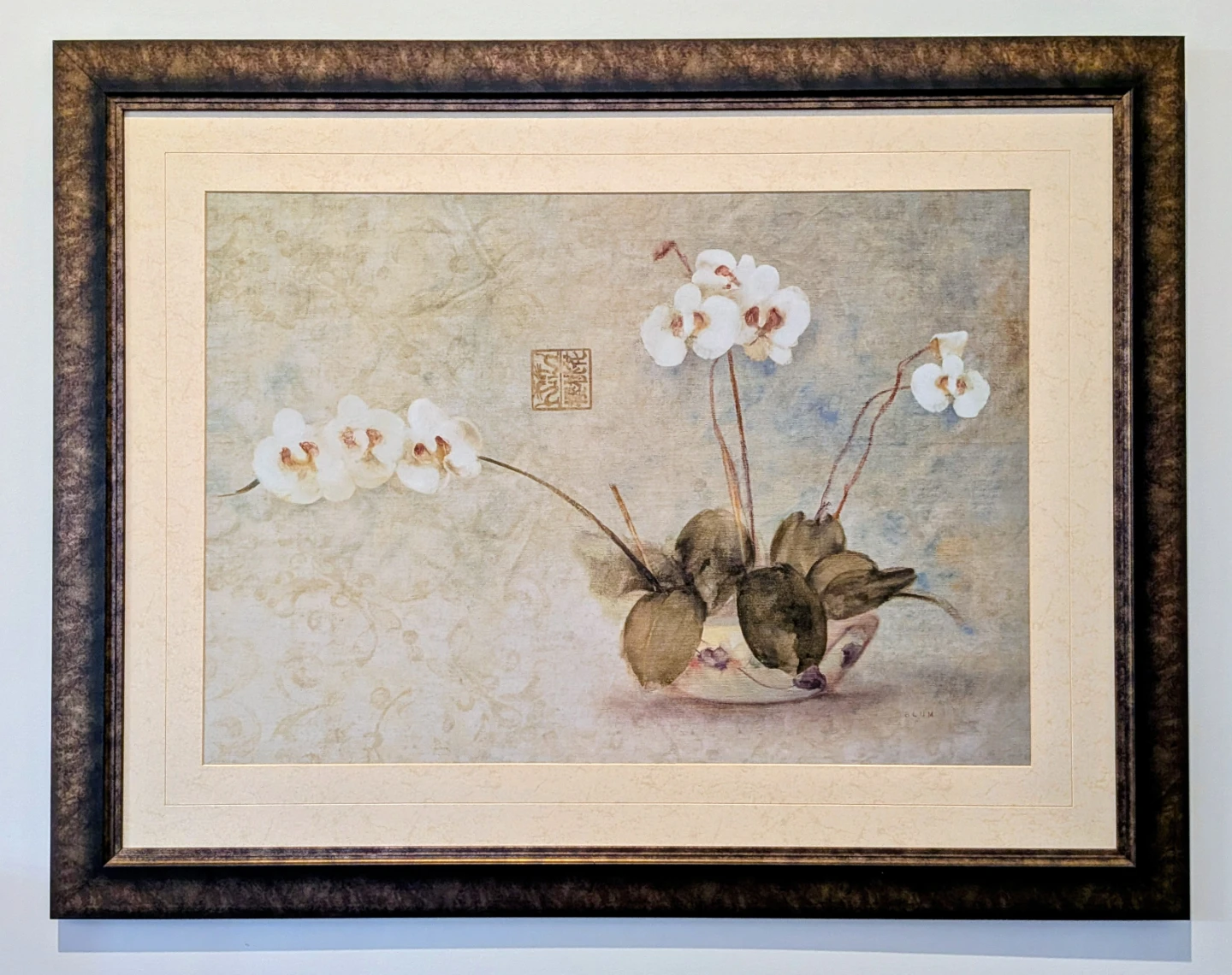 Framed Orchid Art Print