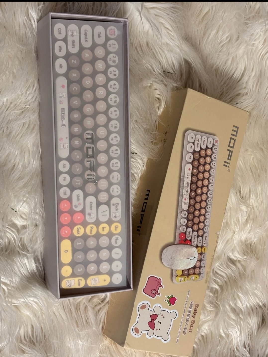 MOFII Baby Bear Wireless Keyboard and Mouse Combo