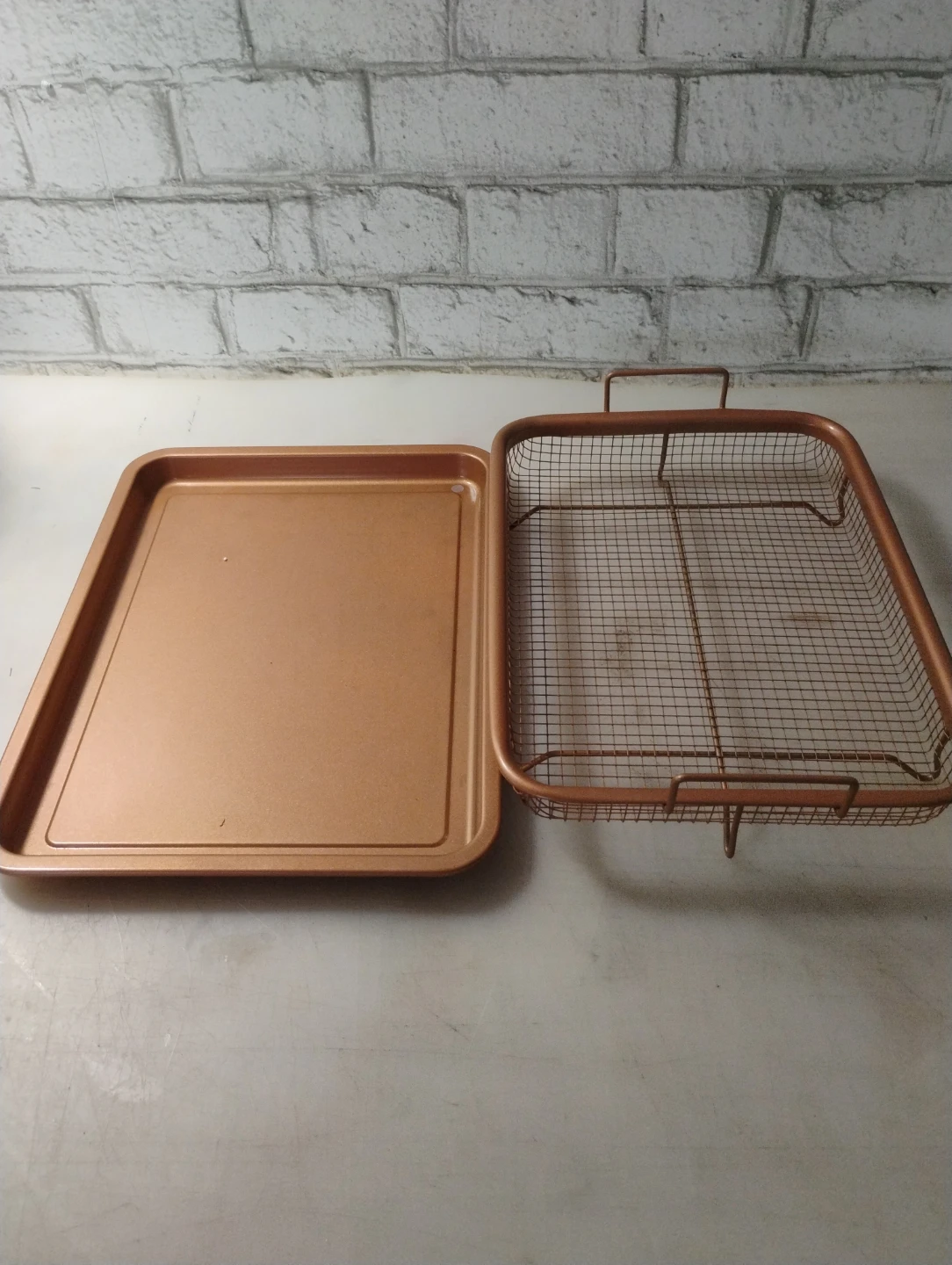 Copper Baking Sheet with Rack - photo 2