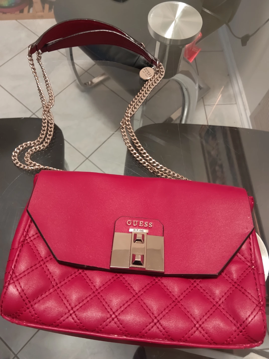 Guess Quilted Crossbody Bag