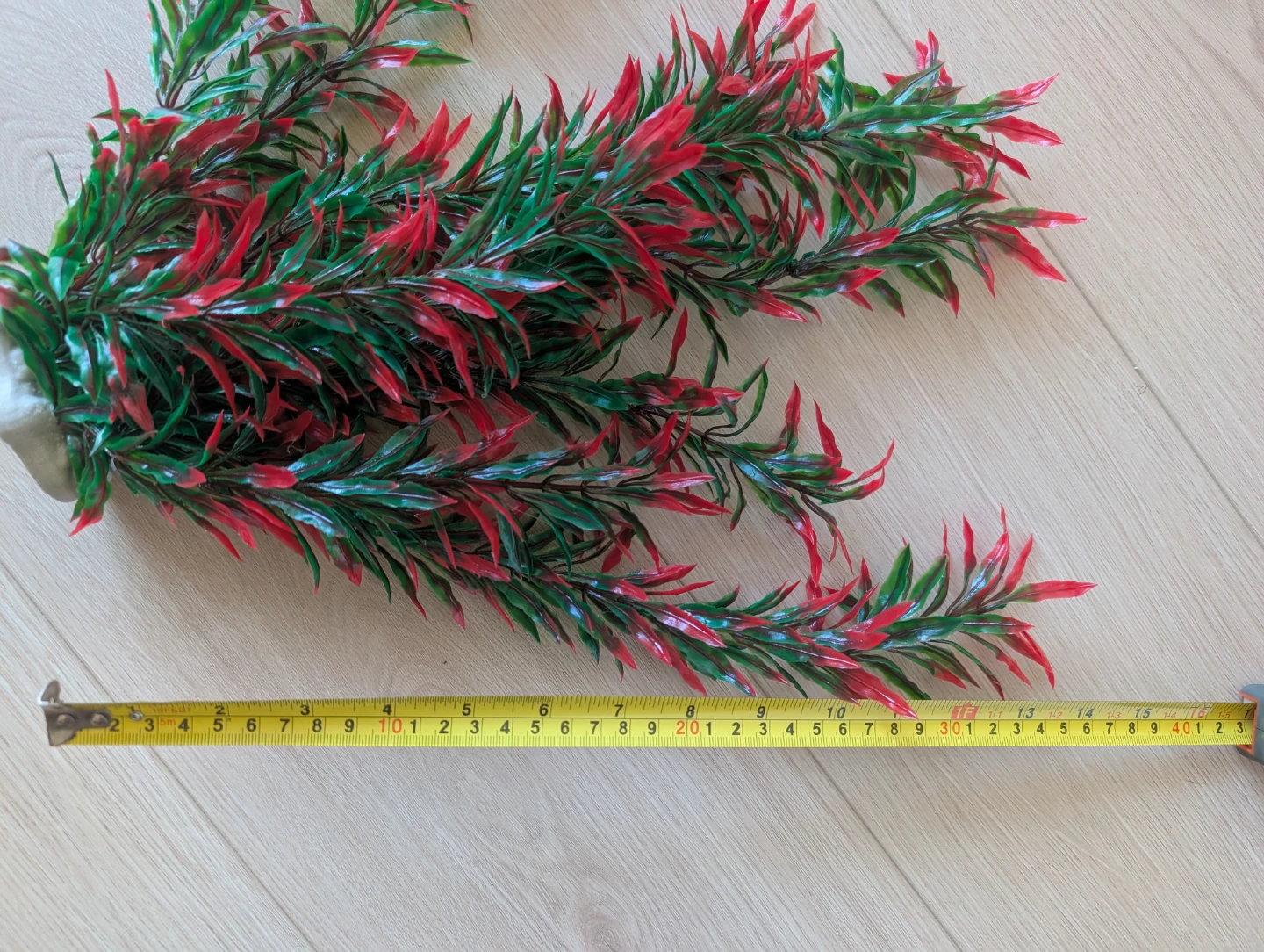 Artificial Aquarium Plant - Red and Green - photo 2
