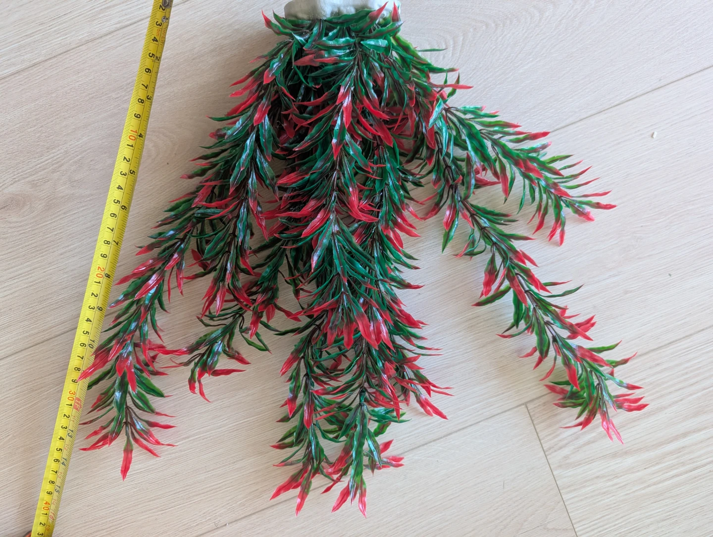 Artificial Aquarium Plant - Red and Green - photo 3